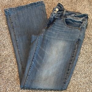 Y2K American Eagle Outfitters Medium Wash Flare Jeans